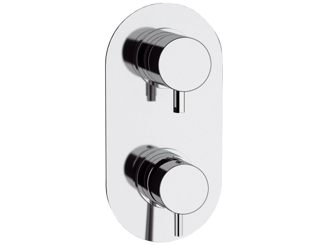 Латунный встраиваемый однорычажный смеситель для душа с переключателем Daniel Rubinetterie Tokyo ARCH-00035789 - Вид №1