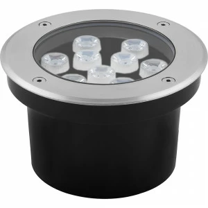 Уличный светильник светодиодный грунтовый 16 см RGB Feron 32020 FERON  00-3955984 Серебро;серый