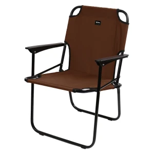Кресло КС4-LM/К складной 58x60.5x75 сталь/полиэстер цвет коричневый