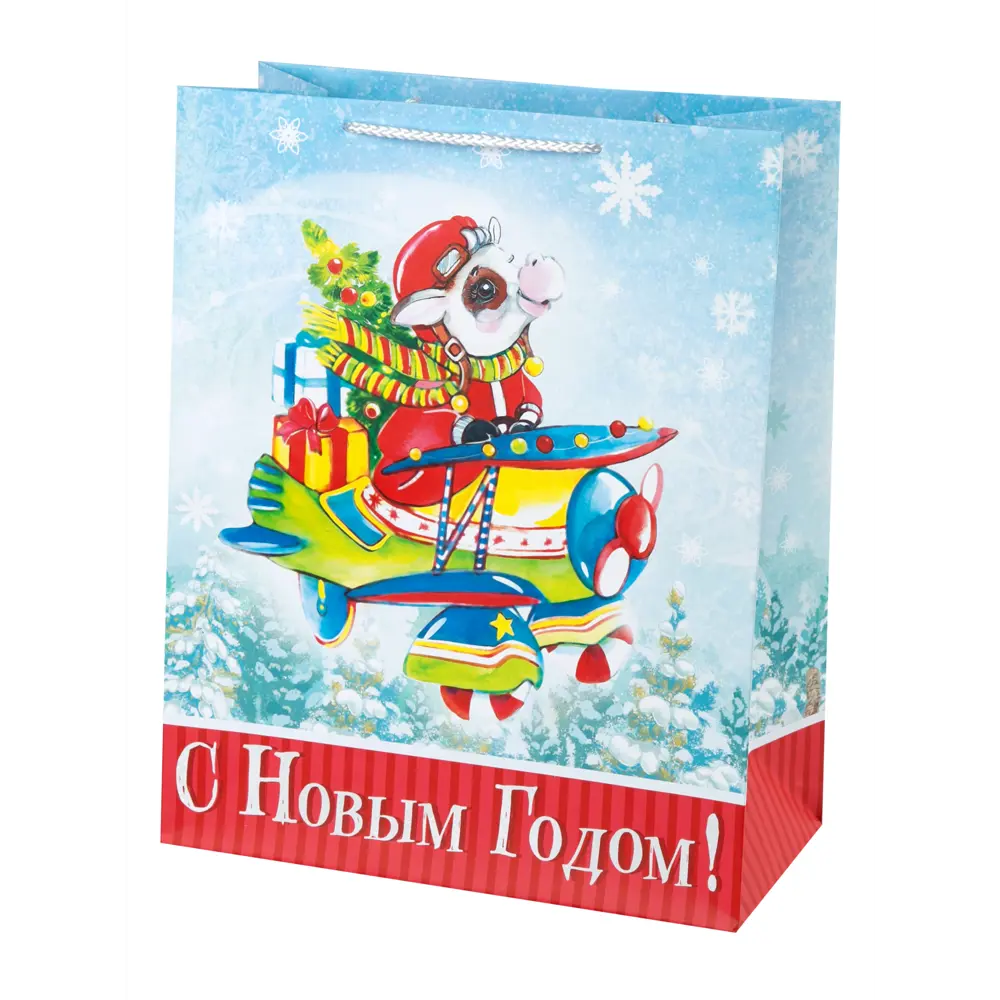 Пакет подарочный «На самолете» 26x32 см 82801945 STLM-2063752 Santreyd 