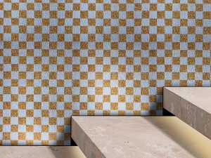 Обои с рисунком из целлюлозного волокна