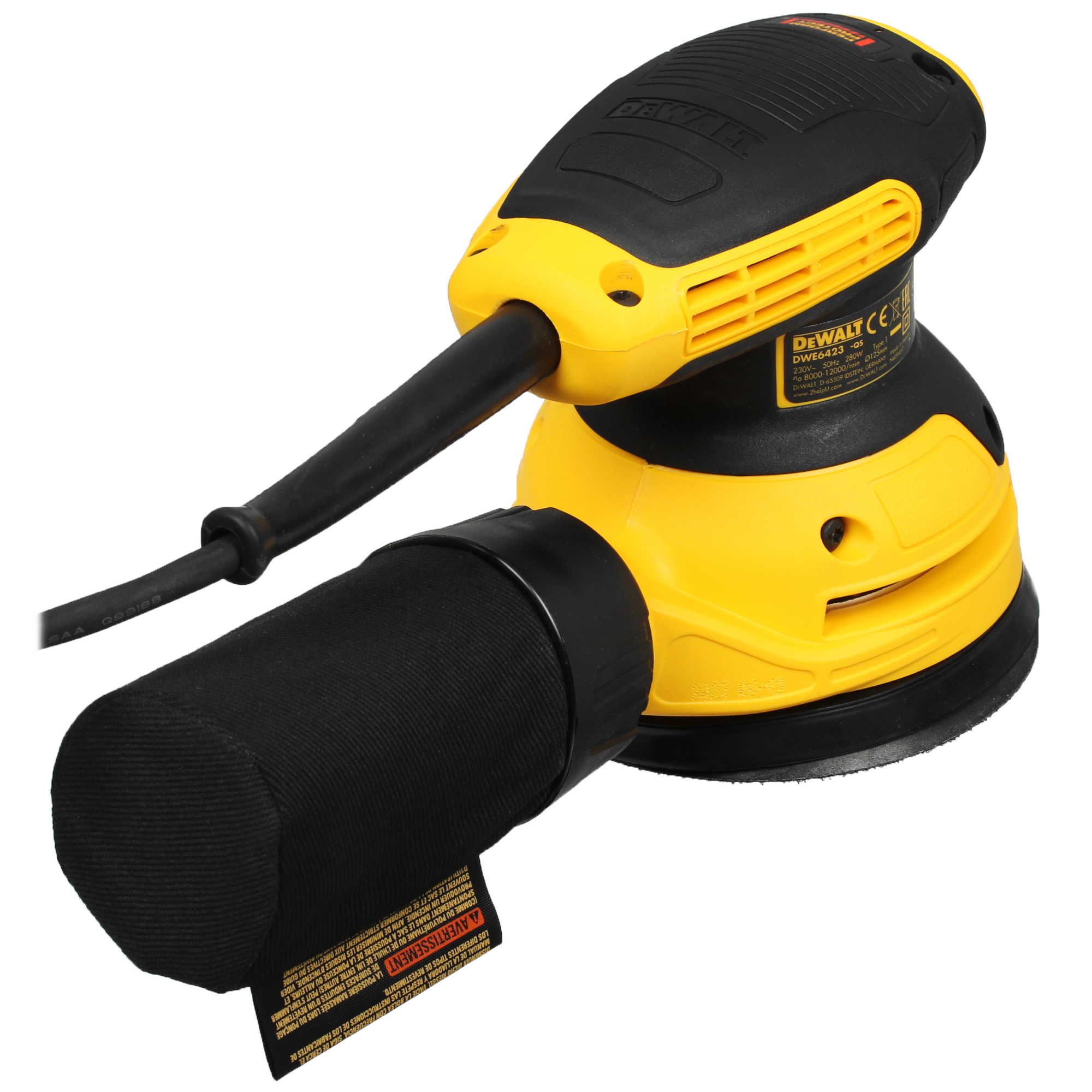 Эксцентриковая шлифмашинка DeWALT DWE6423 5437831 STDN-0141832 - Вид №1