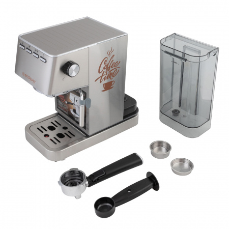 5364270 Кофеварка рожковая Endever Costa-1075 серый STDN-0136217 - Вид №3