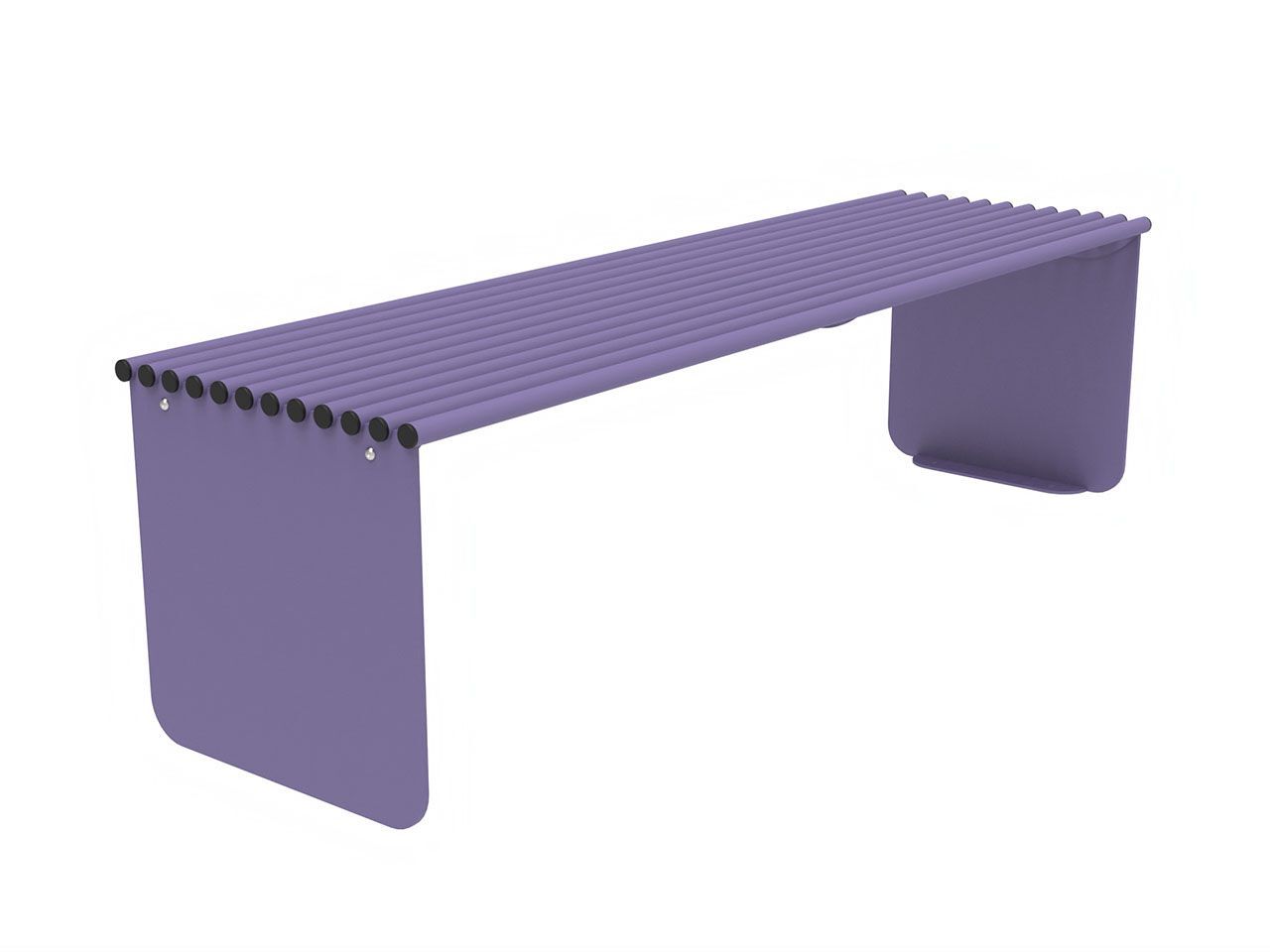 Скамейка из листового металла и труб Lazzari весна ARCH-00019520 - Вид №4