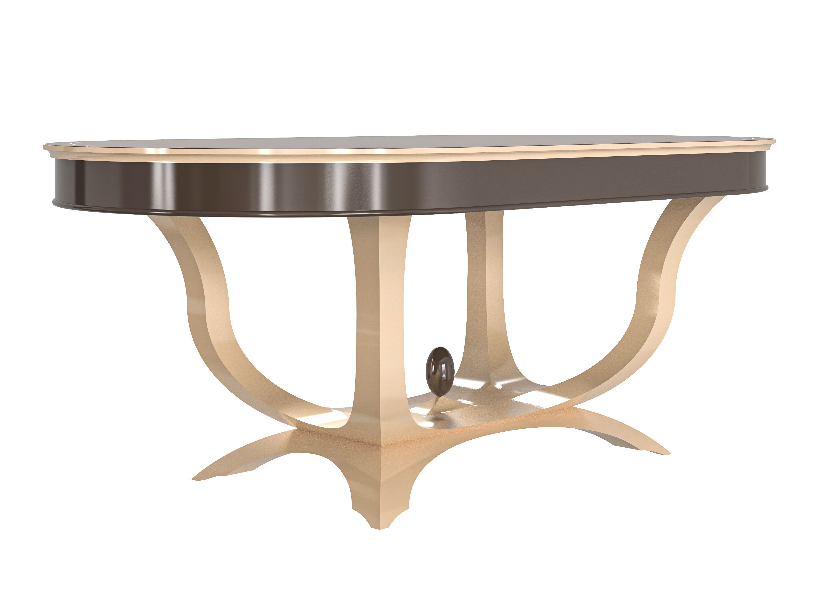 Овальный стол из бука Modenese Luxury Interiors MAGNIFICENT ARCH-00019776