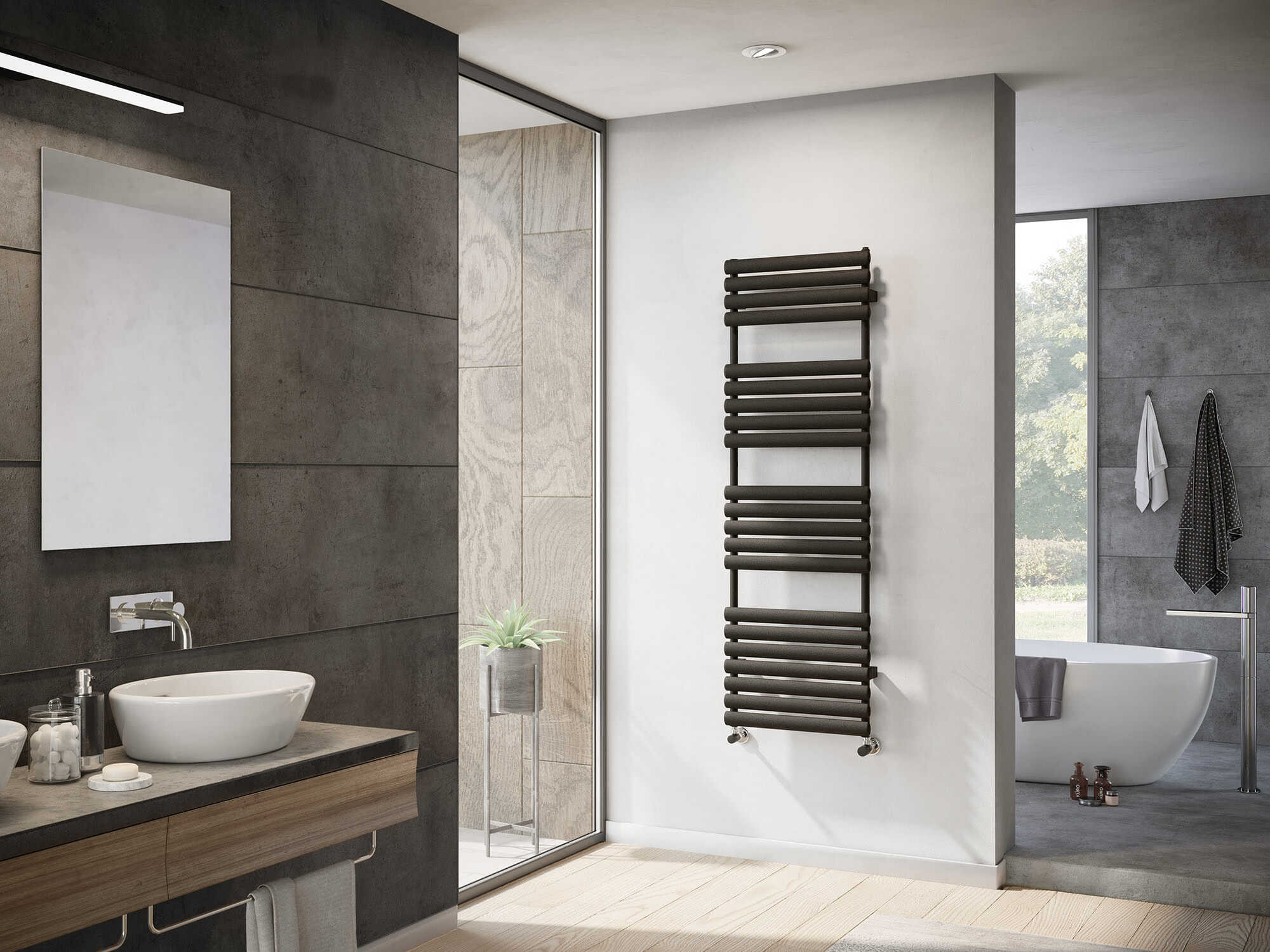 Эллиптические трубы из нержавеющей стали для ванной комнаты Irsap Ellipsis ARCH-00123624