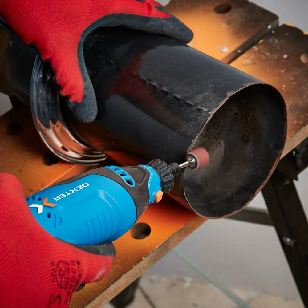 Гравер сетевой Dexter 5 150MD2.5, 150 Вт, гибкий вал и набор насадок 62 шт STLM-2107499 - Вид №11