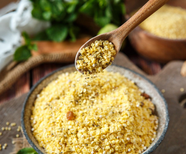 6066 Пшенные хлопья с абрикосом и грушей_250 г. Вкусляндия  - Вид №1