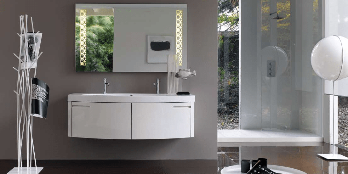 Комбинация ванной комнаты SY20 в отделке mineralmarmo/Bianco MILLDUE SYMI SYMI20 - Вид №1