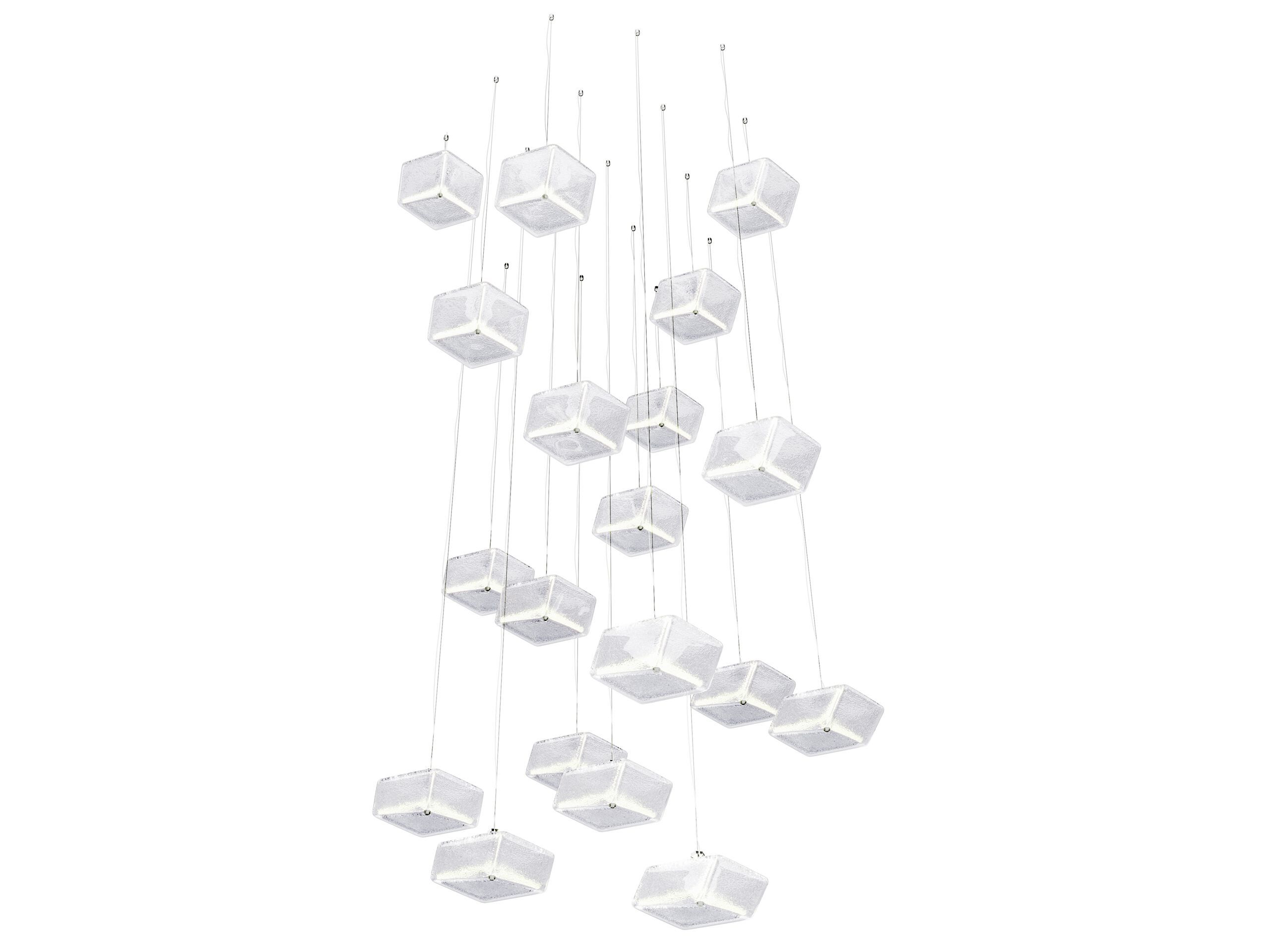 Венецианский Кристалл ручной работы подвесной светильник Barovier&Toso Webb ARCH-00018171 - Вид №1