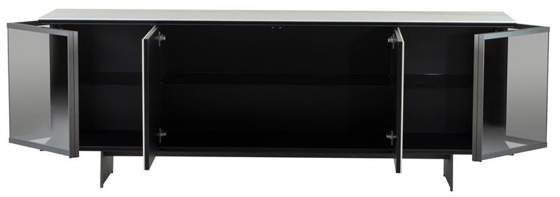 Tonin Casa Комод из стекла и керамогранита с распашными дверцами sun-id-1422625 - Вид №6