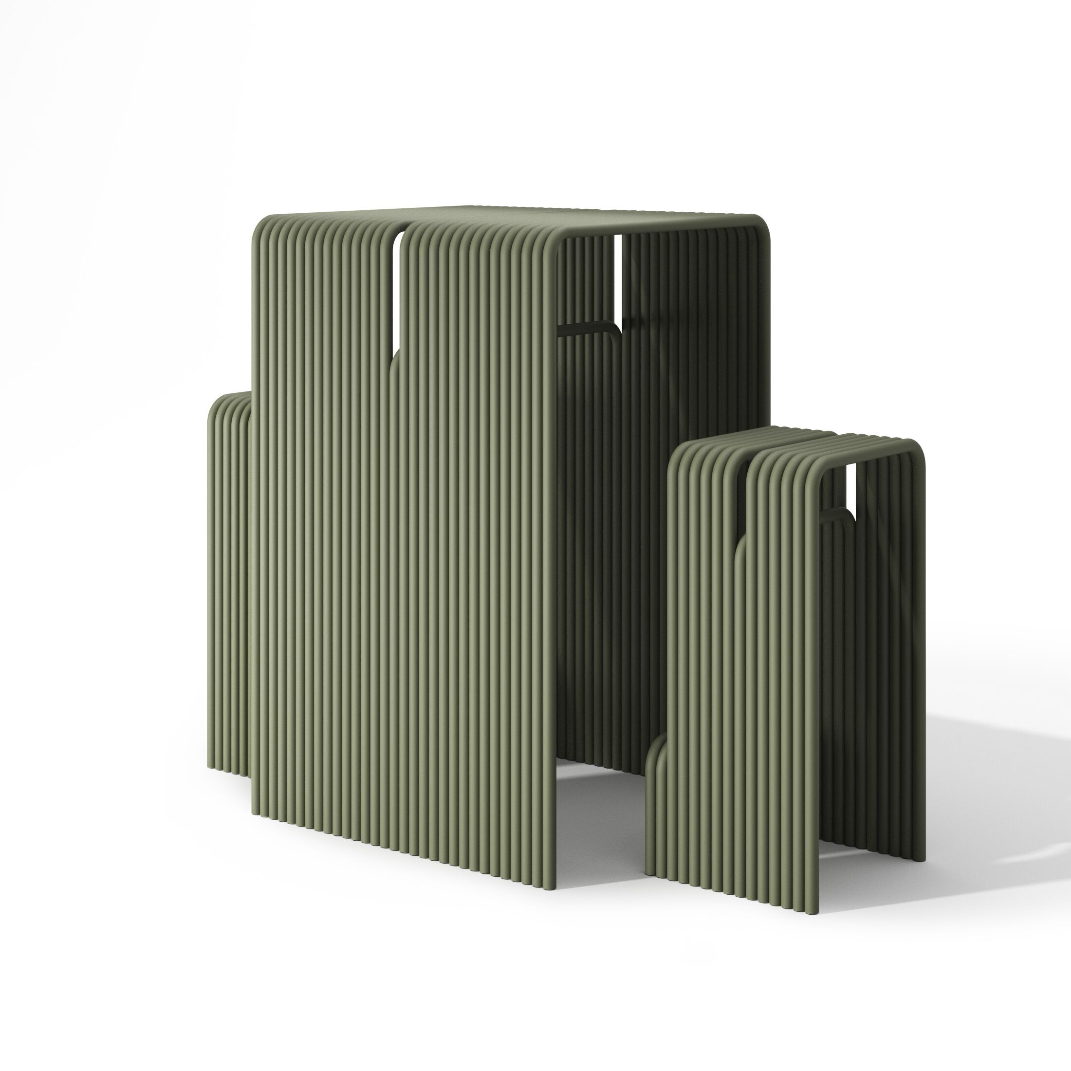 Высокий алюминиевый садовый стол с порошковым покрытием Joyf TUbe ARCH-00025707 - Вид №10