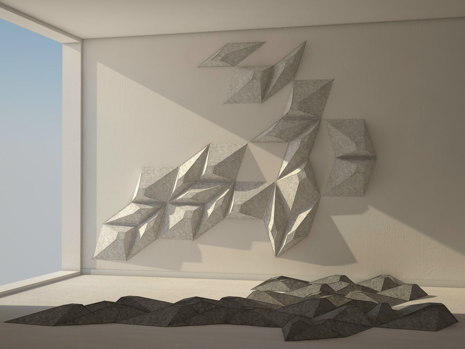 Шерстяное кресло / пуфик smarin Les Angles ARCH-00081060 - Вид №8