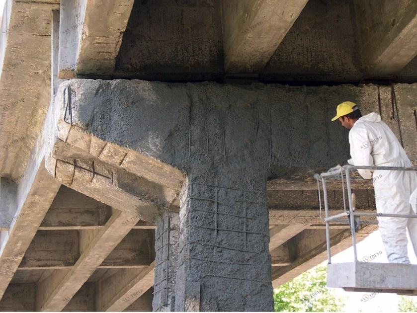 BASF Construction Chemicals Предварительно смешанный тиксотропный цементный раствор, армированный фиброй Masteremaco sun-id-1484995