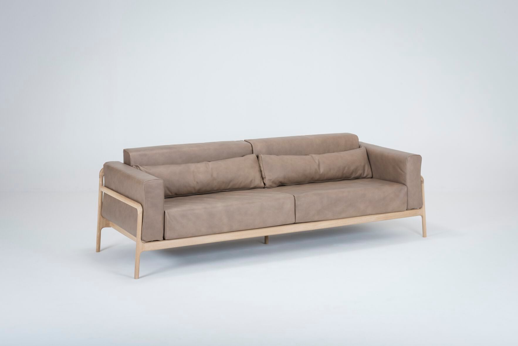 3-местный кожаный диван Gazzda Fawn ARCH-00074385 - Вид №7