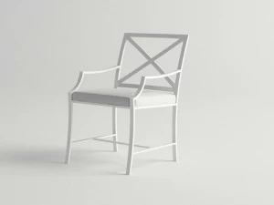 10Deka Садовый стул из алюминия с подлокотниками Agosto