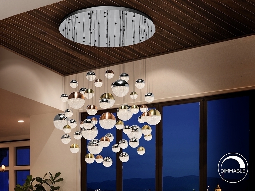 098378 Подвесной светильник Ø140 55L BLUETOOTH CCT цветной Schuller Sphere - Вид №4