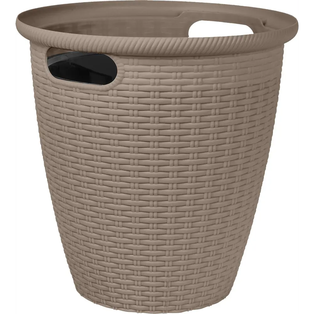 Кашпо для цветов Ingreen Rattan ø47 h47 см v50 л пластик французский платан 89359534 STLM-2082568