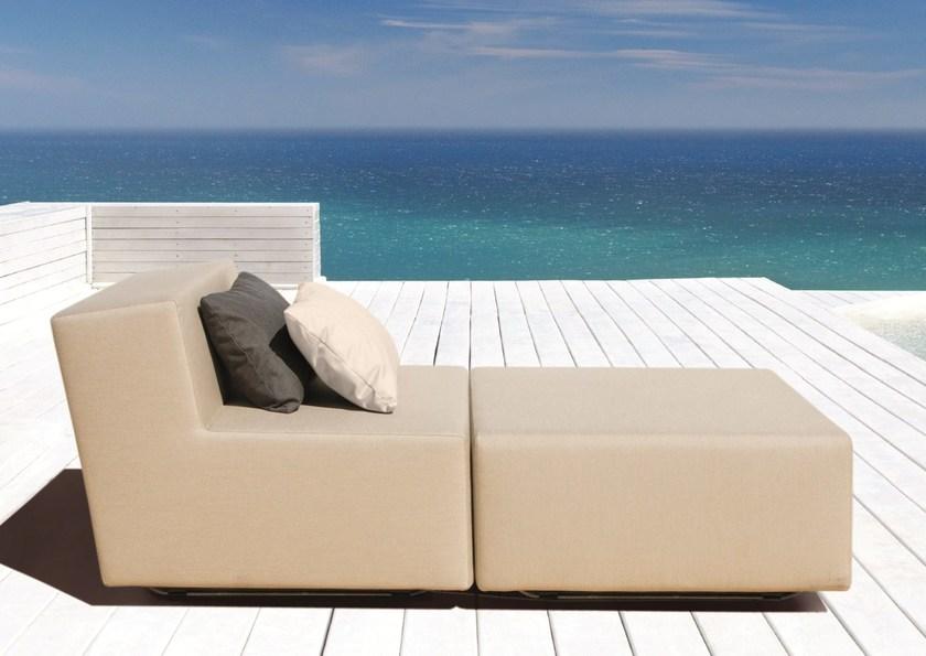 April Furniture Квадратный тканевый садовый пуф Loopy sun-id-1350232 - Вид №2