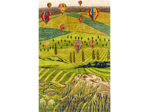 Прямоугольный шерстяной ковер