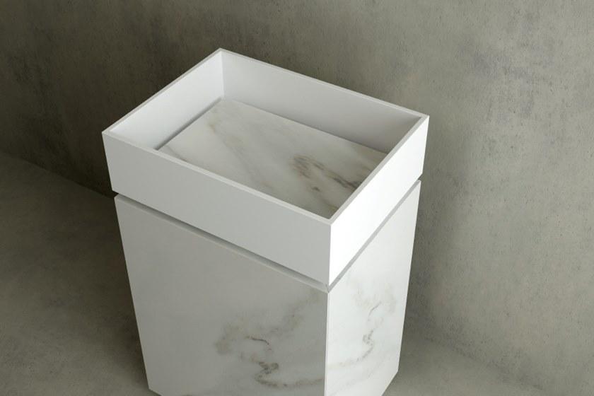 Tw 1-2-3 Напольная раковина стоящая овальная MOMA Design  - Вид №3