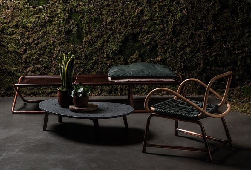 BAXTER Низкий стол из лавового камня sun-id-1449103 - Вид №1