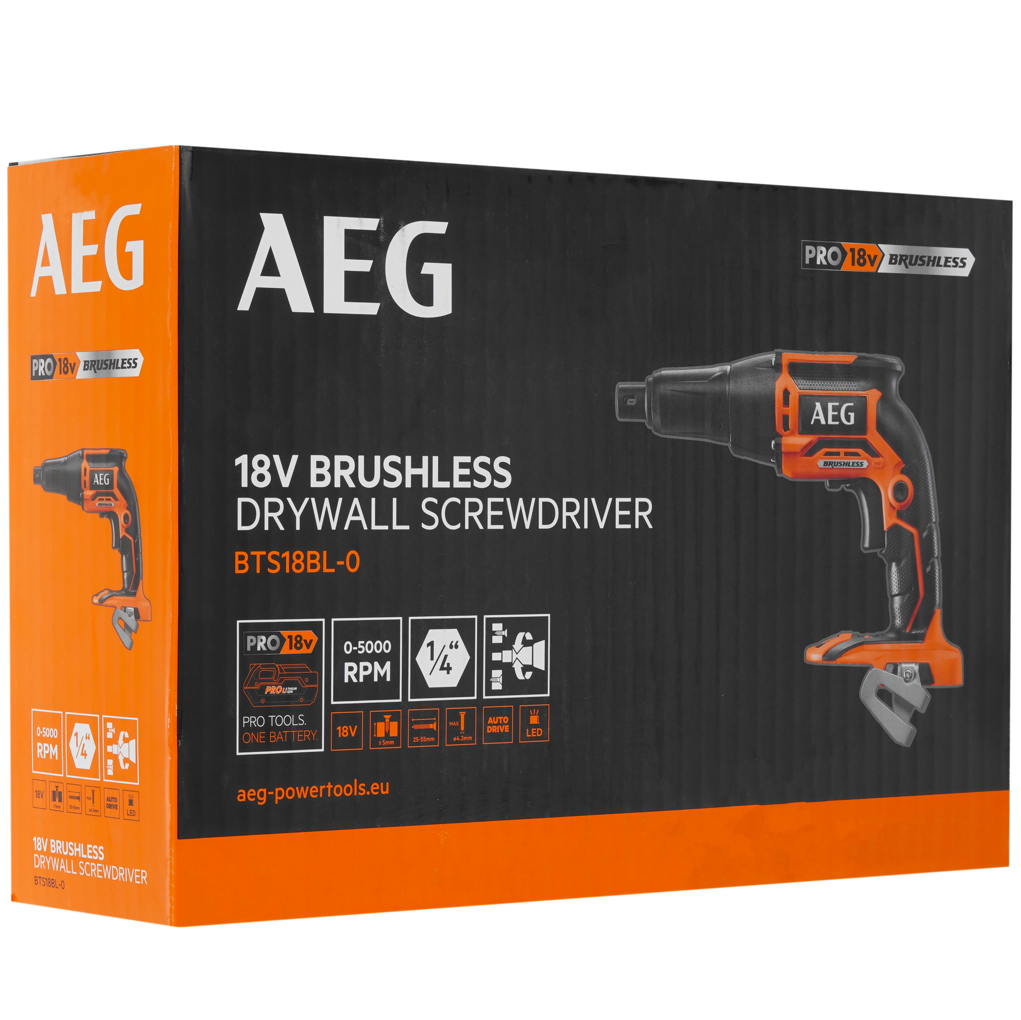 Шуруповерт AEG BTS18BL-0 PRO 18V  , Без ЗУ, Без АКБ 5481164 STDN-0069665 - Вид №7