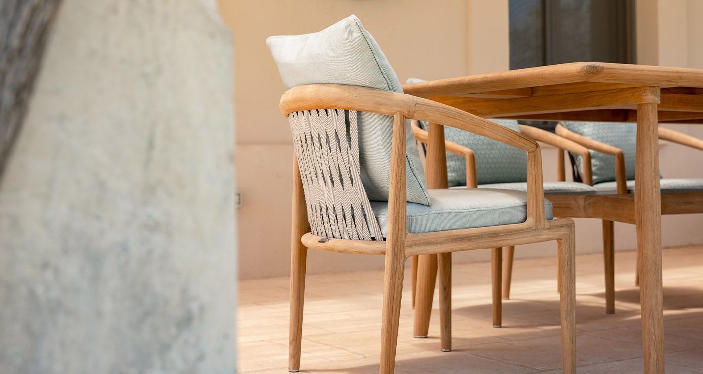 ТИК мягкий садовый стул с подлокотниками Poltrona Frau Boundless Living Outdoor Collections ARCH-00139269 - Вид №7