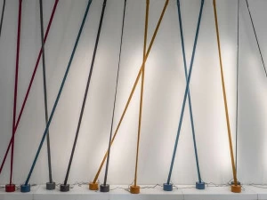 Martinelli Luce Регулируемый по высоте светодиодный торшер из ткани  2301/az