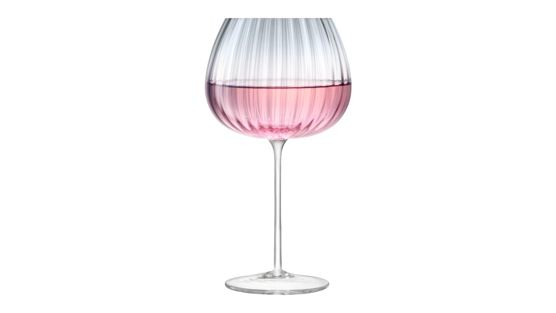 10656200 LSA International Набор круглых бокалов LSA International, "Dusk", 650мл, розово-серый, 2шт. Стекло - Вид №3