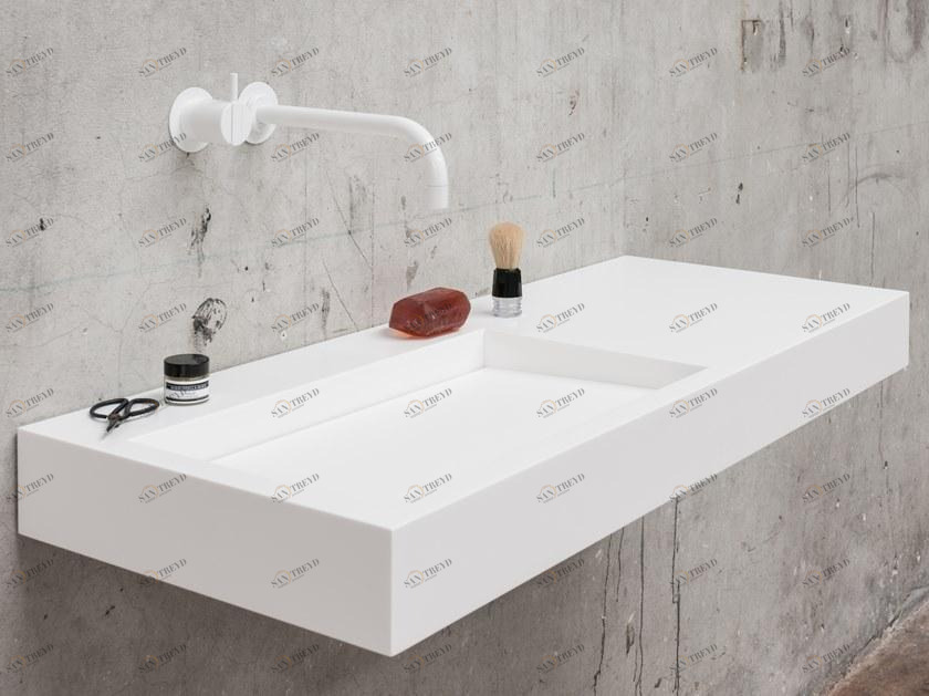 Подвесная раковина настенная овальная Not Only White Kuub белая sun-id-1433365