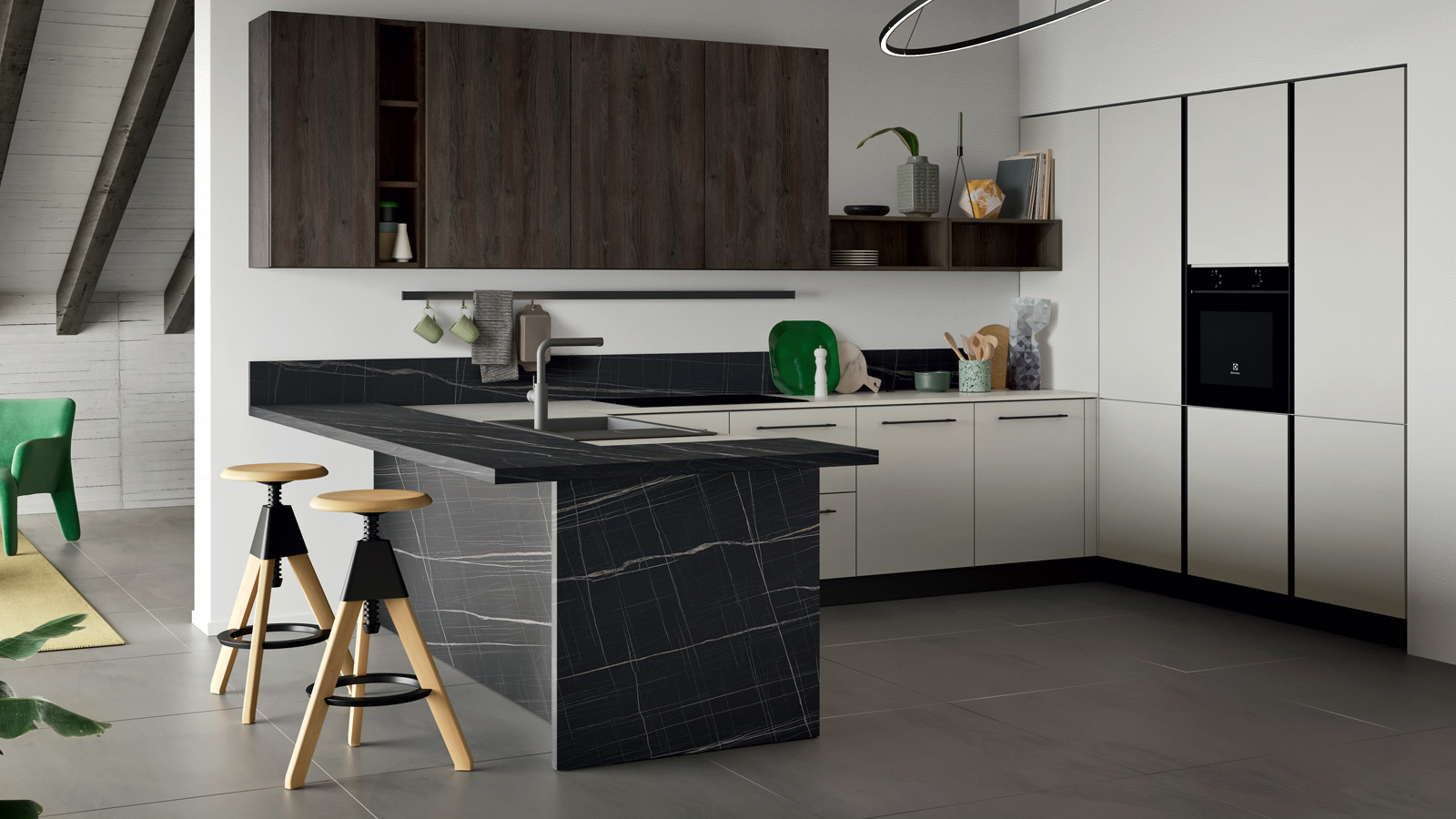 Easy 009  Кухонный гарнитур Ar-Due Colore matt 