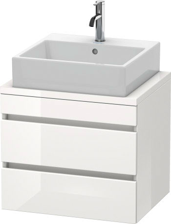 DS530505252 Тумбочка для компактной консоли DuraStyle #DS5305 600 x 478 мм Европейский дуб, декор Duravit - Вид №2
