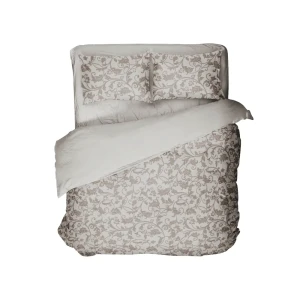 Комплект постельного белья Шуйские Ситцы Вьюн двуспальный бязь бежевый