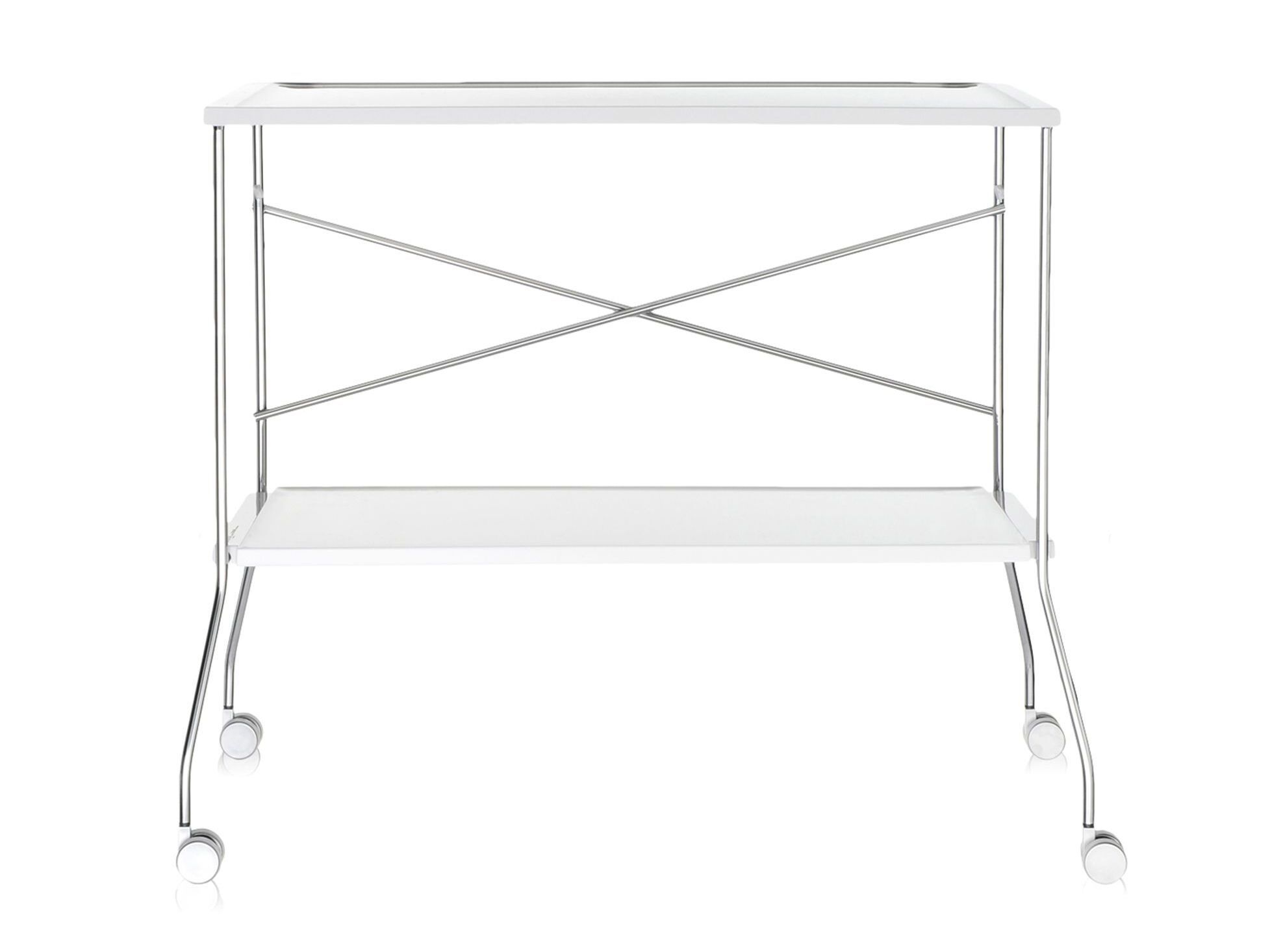 Хромированная стальная складная тележка для еды Kartell FLIP ARCH-00134517 - Вид №7
