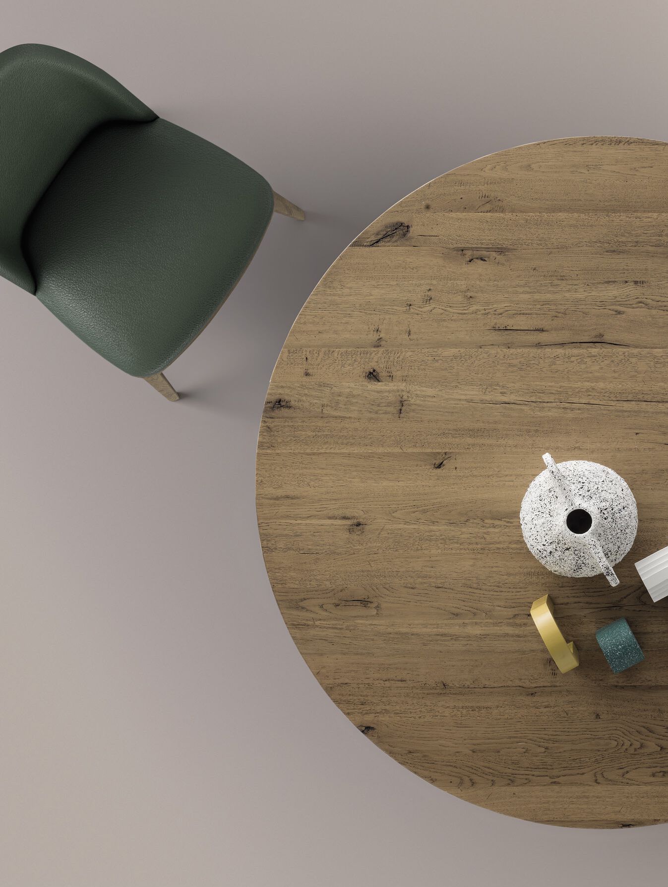 Прямоугольная столешница из дуба Devina Nais Smart ARCH-00120528 - Вид №4