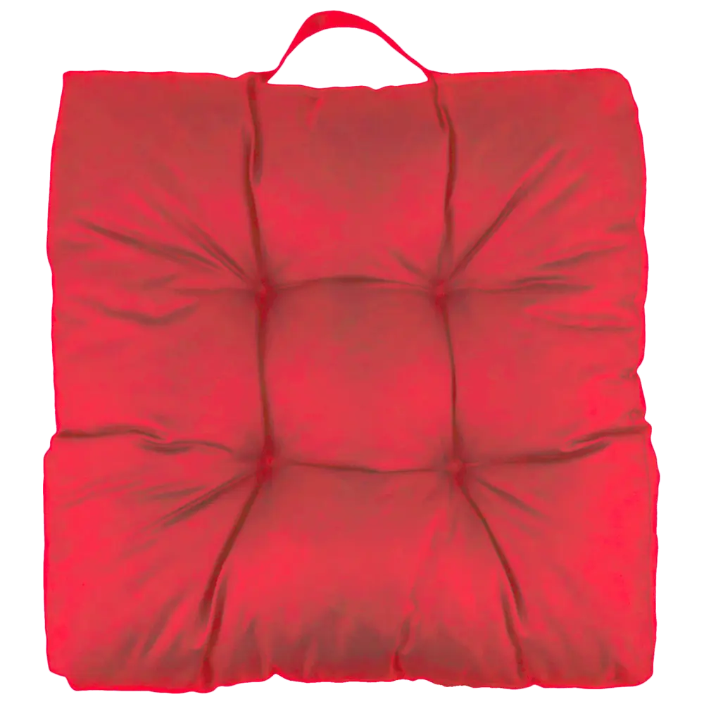 Сидушка для пикника Linen Way 50х50х10 см водоотталкивающая цвет красный 84036151 STLM-2184273 