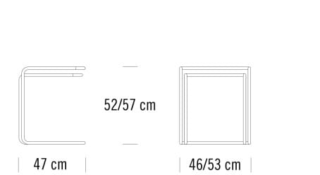Штабелируемый стол из стали и стекла THONET B 97 ARCH-00144687 - Вид №2