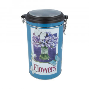 37640 Емкость для сыпучих продуктов 02 11 x 19 см "Подснежники" Феникс-Презент