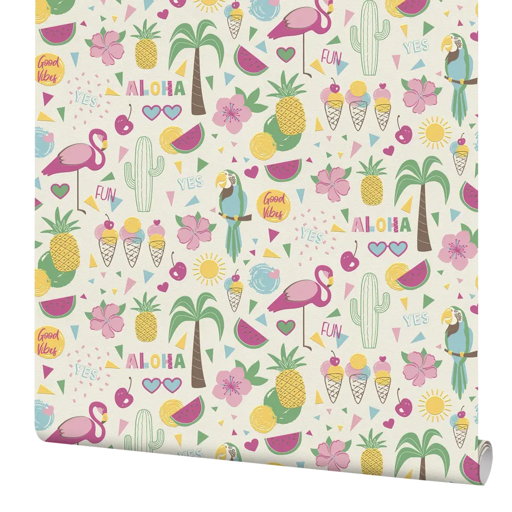 Обои флизелиновые Rasch Kids & Teens III «Aloha» 0.53 м RA 815238 82477149 STLM-2098524