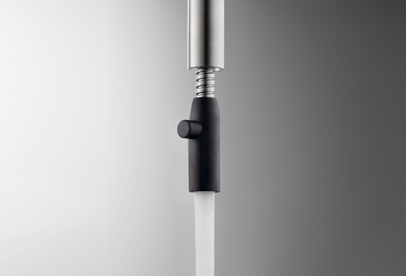 Смеситель для кухни из нержавеющей стали со съемным ручным душем KWC ONO ARCH-00002636 - Вид №7