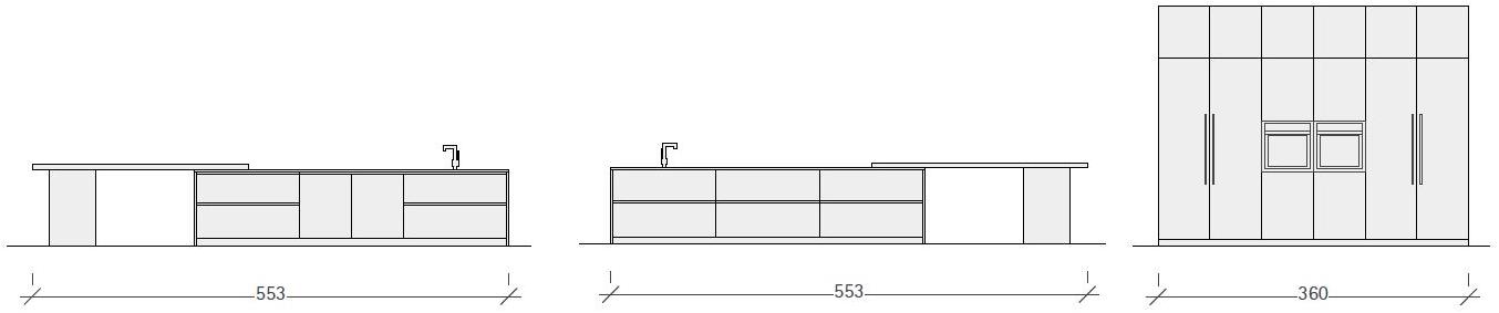 Alta Cucine Лакированная кухня с островом Sistema 22 sun-id-1378125 - Вид №6