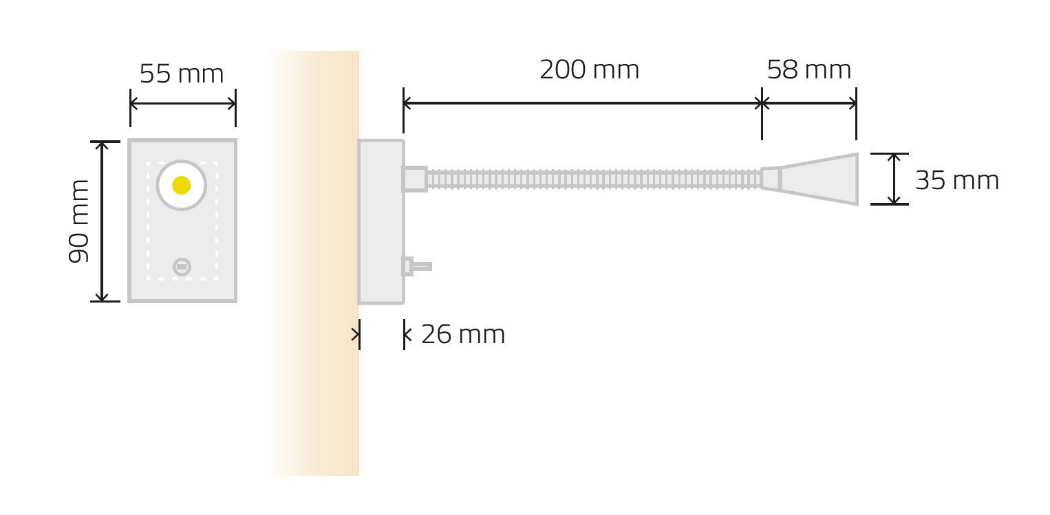 Светодиодный настенный светильник с гибкой рукояткой TEKNI-LED Pro 2 Watt ARCH-00105471 - Вид №13