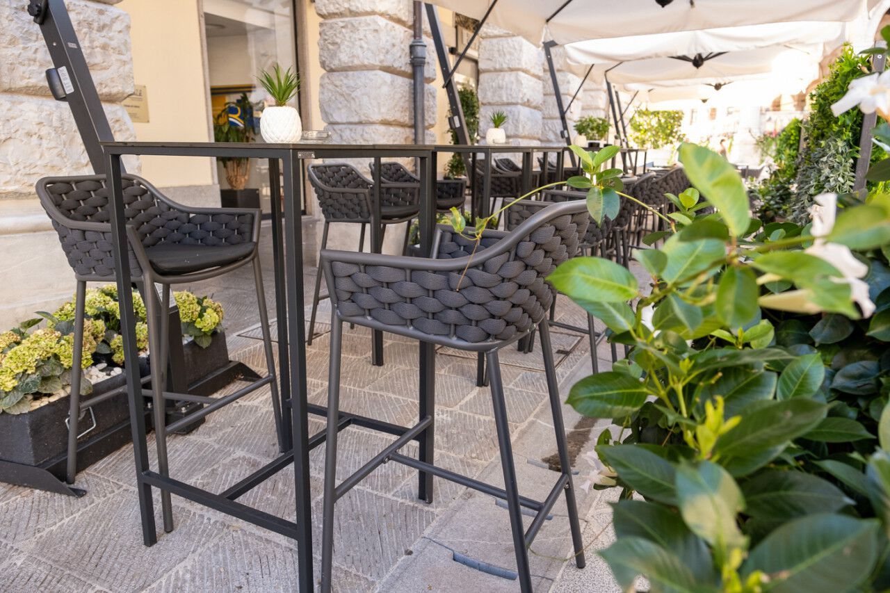 Высокий садовый стул со спинкой DRIGANI любовь ARCH-00029831 - Вид №2