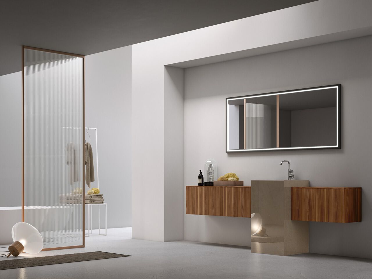 Деревянный умывальник с зеркалом ARCOM Поллок ARCH-00123768