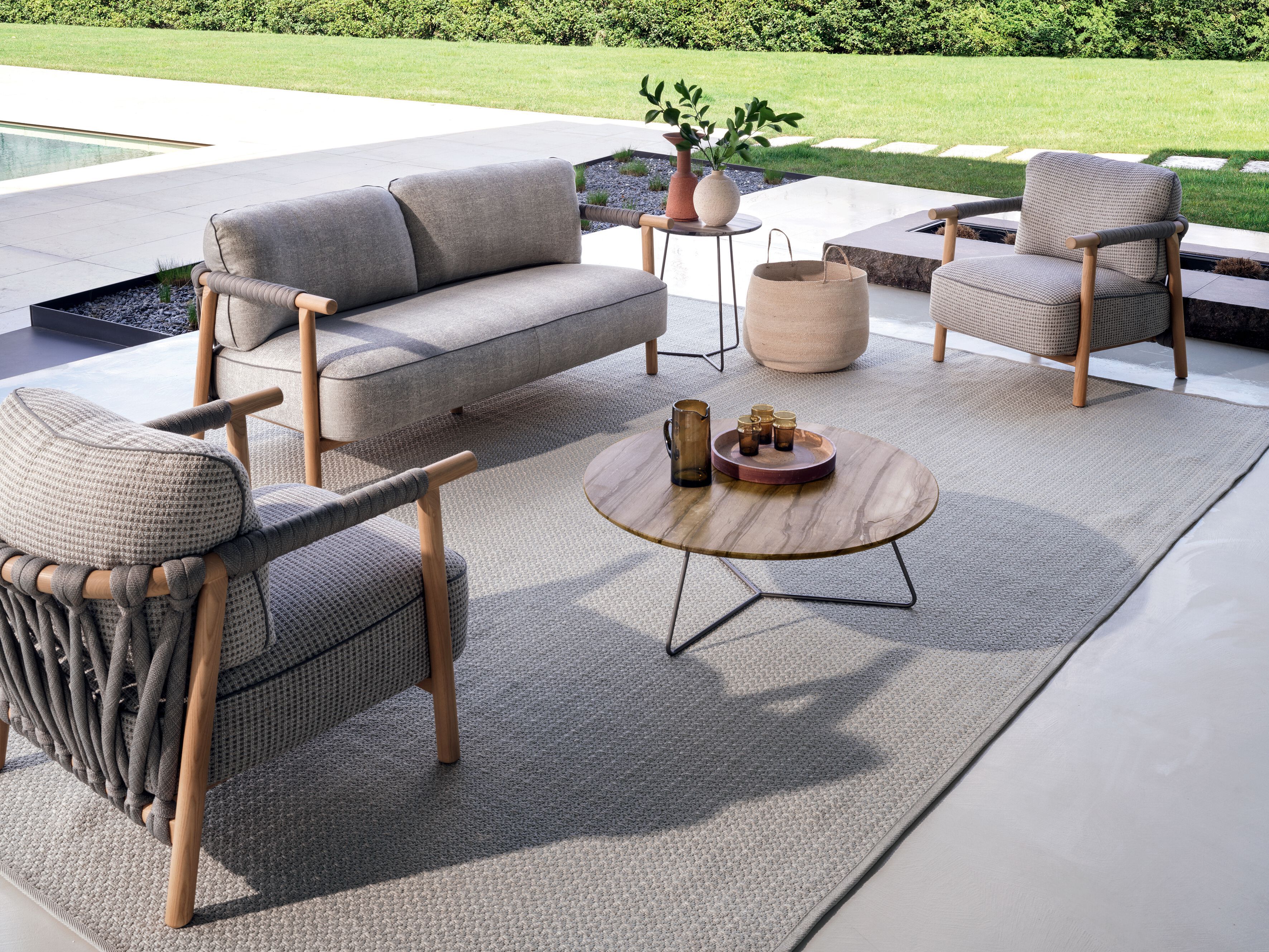 Тканевое садовое кресло с подлокотниками Ditre Italia Nathy ARCH-00036515 - Вид №8