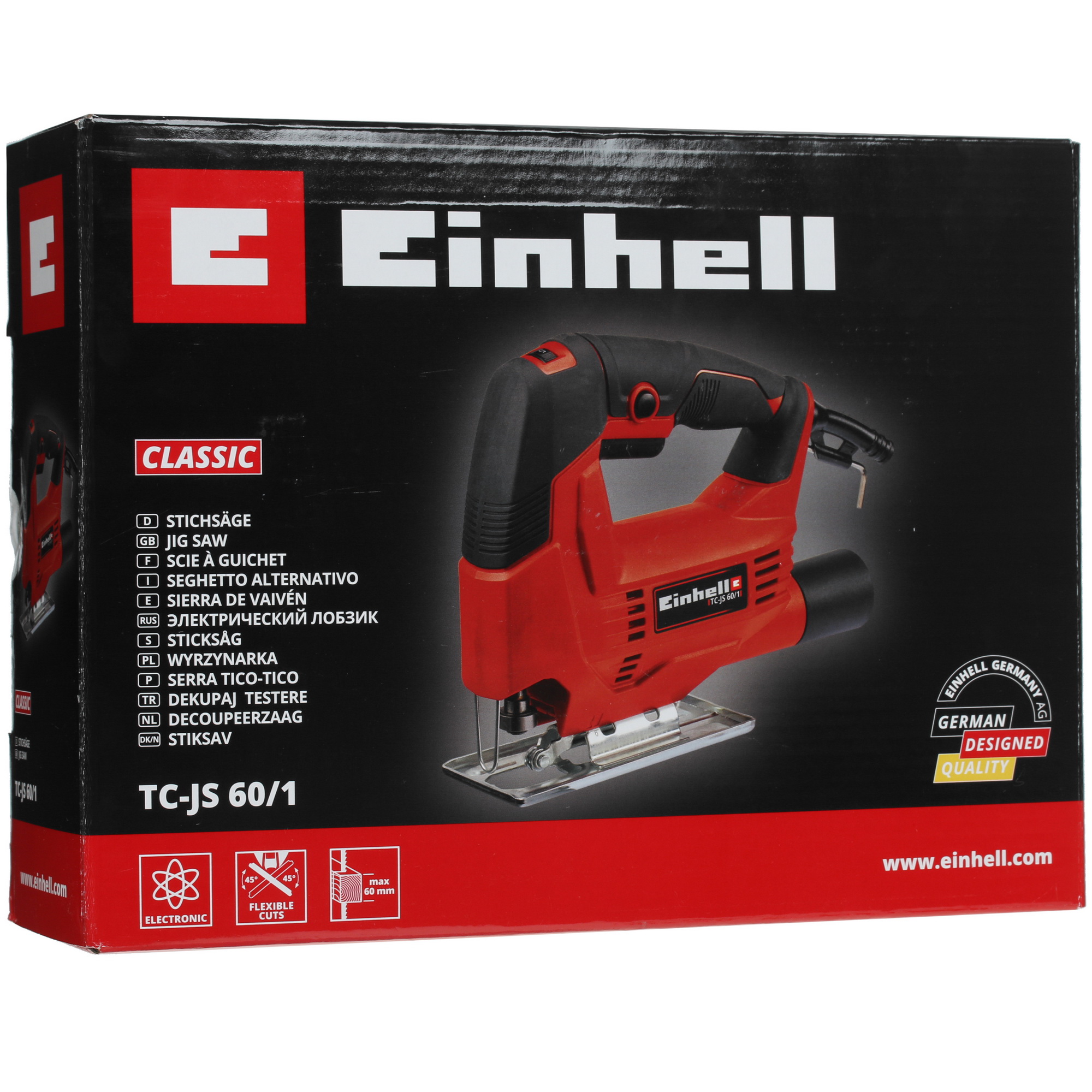 Электрический лобзик Einhell TC-JS 60/1 5308562 STDN-0037805 - Вид №9