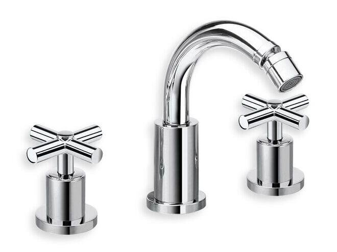 Напольный смеситель для биде без слива с отдельными розетками CRISTINA Rubinetterie Exclusive ARCH-00119642 - Вид №1