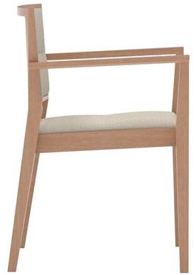Andreu World Стул из бука с подлокотниками Manila So2033 - Вид №4