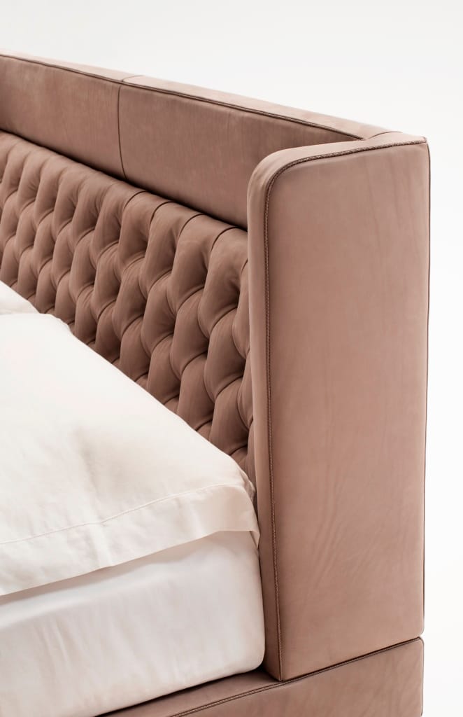 Кровать с капитонным изголовьем Living Divani Lipp ARCH-00050552 - Вид №1